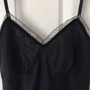 Express Black Camisole with Lace Trim